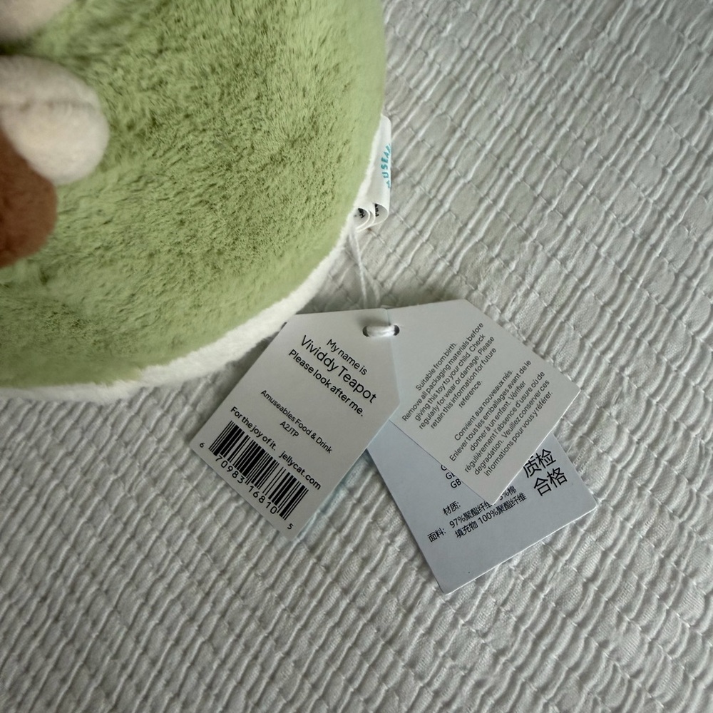 Jellycat Shanghai Exclusive Vividdy Teapot & Ool & Song Teacups Packaging Incl. - Picture 5 of 8